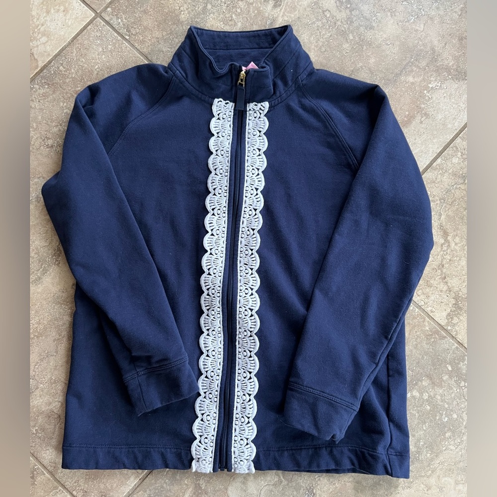 Lilly Pulitzer Zip Up - Girls XL